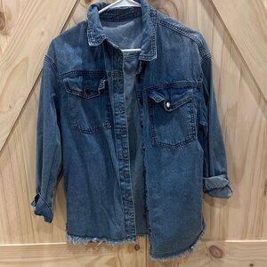 Classic Blue Denim Jean Jacket